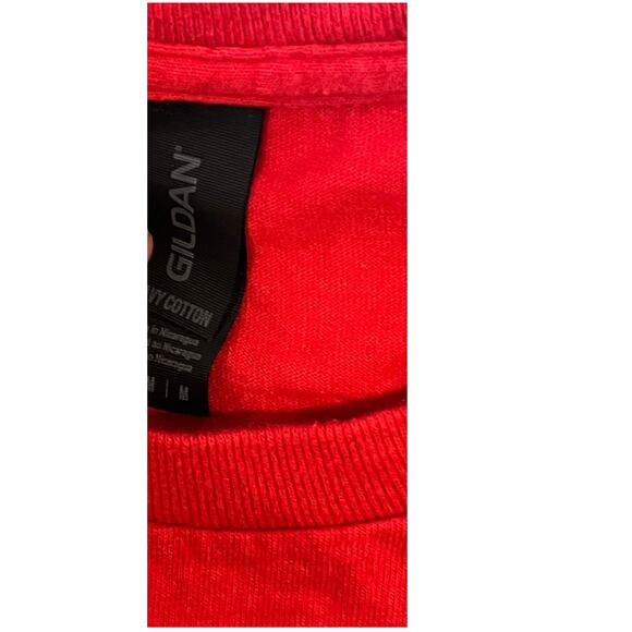 Atlanta Hawks Gildan Red T-Shirt Mens M - Picture 3 of 3